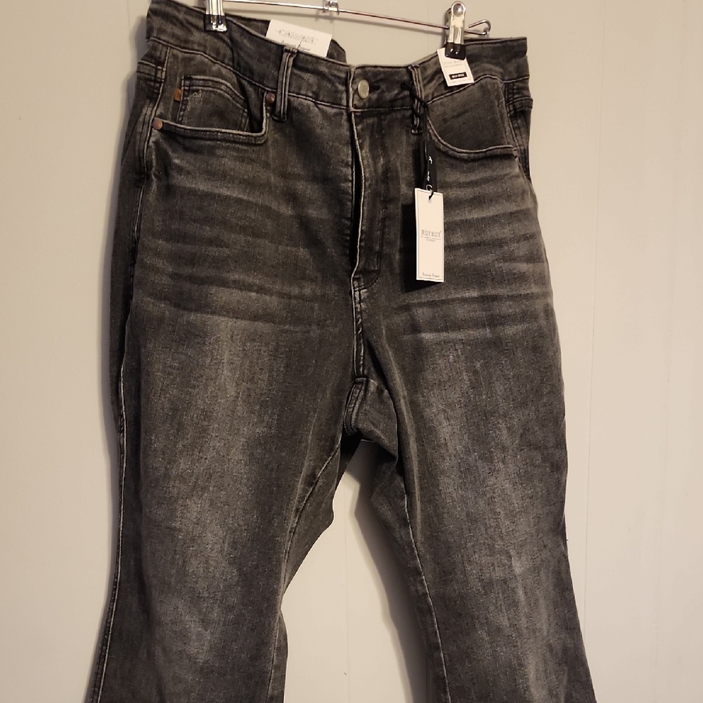 Judy Blue Women's Gray Flare Jeans